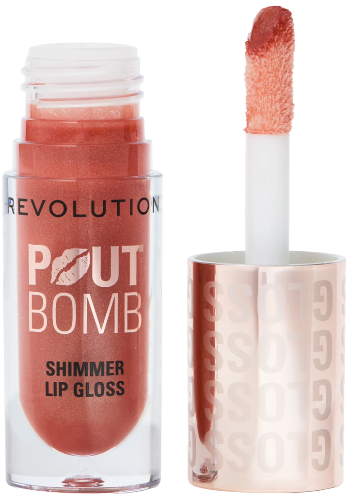 REVOLUTION Pout Shimmer błyszczyk do ust Nude Glow 4 5 ml