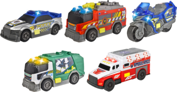 DICKIE TOYS ,pojazdy z dźwiękiem, 3+, różne rodzaje,promocyjne