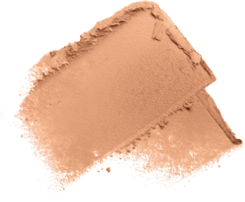 Zbliżenie na próbkę matującego podkładu Max Factor Facefinity Compact w beżowym odcieniu, widoczna tekstura pudru.