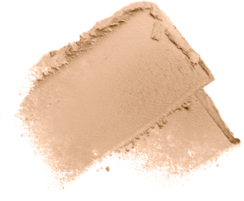 Delikatny, beżowy matujący podkład Max Factor Facefinity Compact w sypkiej formie, widok z góry.