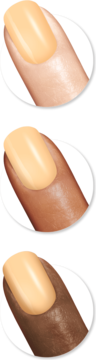 Sally Hansen Miracle Gel 770 I Don't Desert You, beżowy lakier na paznokciach o jasnej, średniej i ciemnej karnacji.