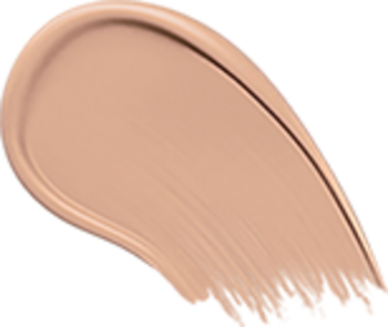 Beżowy podkład serum Naturally Perfect odcień 15, nawilżający, gładka smuga kosmetyku z blaskiem.