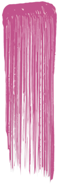 Pionowa, jaskraworóżowa smuga tuszu Maybelline Lash Sensational Sky High, wizualizacja wydłużonych rzęs.
