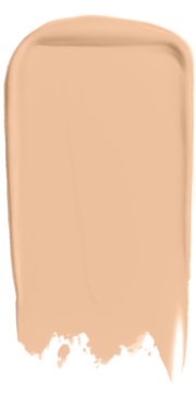 NYX Pro Fix Korektor nr 05 Vanilla: pionowy swatch kremowego korektora w odcieniu waniliowym z kroplami.