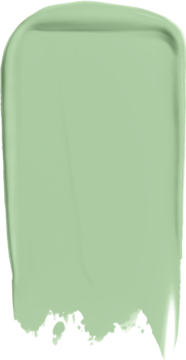 Jasnozielony swatch kremowego korektora NYX Pro Fix 01 green, idealny do korygowania zaczerwienień.