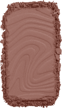 NYX Buttermelt Bronzer Butta Biscuit, miedziany puder z delikatnym, falistym wzorem, przypominającym masło.