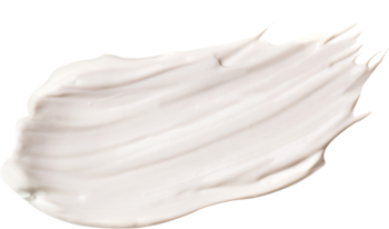 Biała, maślana smuga kremu Skin1004 Probio-Cica na czarnym tle, podkreślająca bogatą, odżywczą konsystencję.