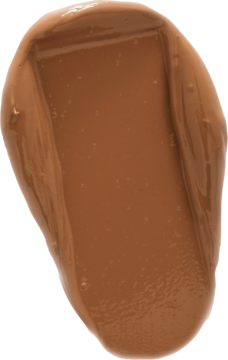 Revolution Ultra Cream Bronzer Medium, zbliżenie na kremowy swatch brązowego bronzera, do uzyskania efektu opalenizny.