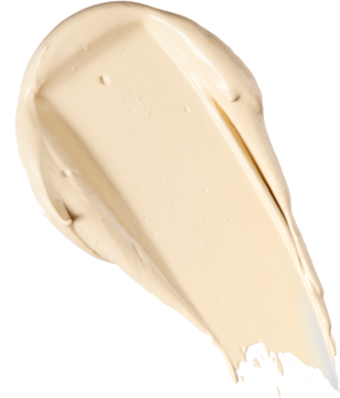 Matujący korektor w płynie Revolution Conceal&Define C0.3, jasnobeżowy swatch o kremowej teksturze.