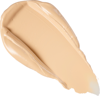 Korektor Revolution Conceal&Define C8.5, jasnobeżowy swatch na jasnym tle, ukazujący kremową konsystencję i matowe wykończenie.