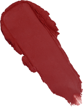 Zbliżenie na diagonalną smugę satynowej pomadki Revolution Lip Allure Soft Satin w odcieniu Brick Red.