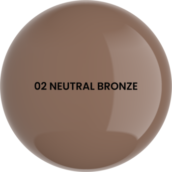 Kropla płynnego bronzera Stars from The Stars Moon Touch 02 Neutral Bronze, brązowa, lśniąca, z napisem.