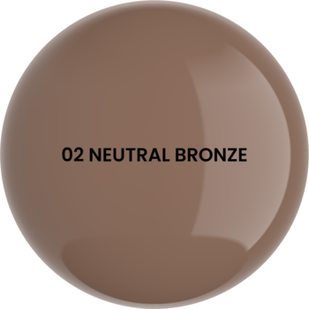 Kropla płynnego bronzera Stars from The Stars Moon Touch 02 Neutral Bronze, brązowa, lśniąca, z napisem.
