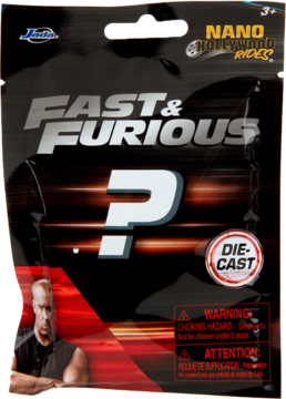 JADA Fast & Furious ,pojazd w saszetce, metalowy, 4 cm, różne rodzaje,promocyjne