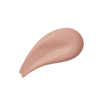Beżowy krem koloryzujący CC AA LAAB 03 Beige, próbka o kremowej teksturze na czarnym tle.