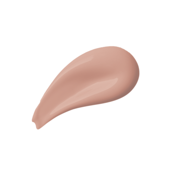 Beżowy krem koloryzujący CC AA LAAB 03 Beige, próbka o kremowej teksturze na czarnym tle.