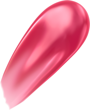 Nawilżający błyszczyk Max Factor 2000 Calorie Lip Glaze: intensywny różowy swatch o lustrzanym blasku.