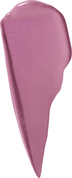 NYX Butter Gloss Swirl Holly Berry, zbliżenie na kremowy swatch w kolorze pudrowego różu z połyskiem.