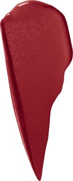 Bordowy swatch błyszczyka NYX Butter Gloss Swirl Peppermint, z mocnym, lustrzanym połyskiem na jasnym tle.