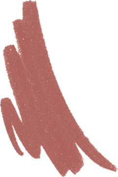 Rimmel Lasting Finish konturówka, beżowo-różowy, kremowy swatch o matowym wykończeniu, na czarnym tle.