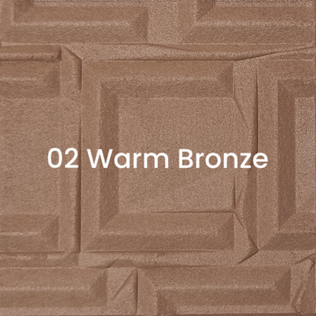 Wypiekany bronzer Moonkissed Warm Bronze. Kwadratowy, rdzawy brąz z geometrycznym wzorem, satynowe wykończenie.