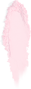 Delikatny różowy puder utrwalający Wibo Pink Off, drobno zmielony, rozsypany nieregularnie na jasnym tle.