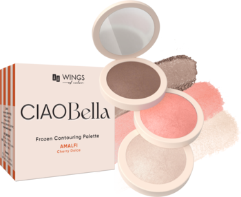 AA WINGS OF COLOR Ciao Bella ,paleta do konturowania, nr 01 Blonde,kompozycja-2