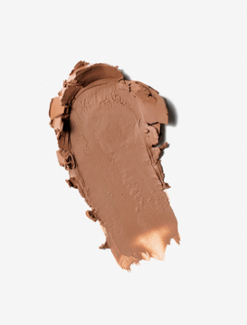 Bronzer w sztyfcie Everybody London, odcień Medium, widok na gęstą, kremową smugę na białym tle.