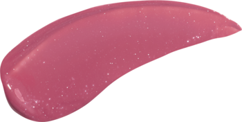 Tint do ust TIRTIR Mauve Rose, błyszcząca, falista smuga z drobinkami brokatu, intensywny kolor i połysk.