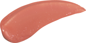 Smuga błyszczącego tintu TIRTIR Waterism Glow Tint Salmon Syrup; intensywny koral z subtelnymi drobinkami.