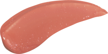 Smuga błyszczącego tintu TIRTIR Waterism Glow Tint Salmon Syrup; intensywny koral z subtelnymi drobinkami.