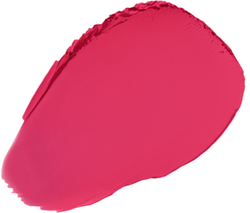 Zbliżenie na różowo-malinowy swatch Bourjois Macaron Melt Lip & Cheek Flush Pink Guava. Kremowy róż w musie.