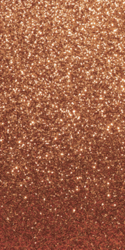 Tekstura brokatu Sally Hansen Cinna-Snap, różowe złoto z miedzią, pionowe ujęcie, delikatny gradient.