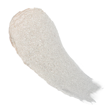J.Cat Beauty Shimmie Struck Shadow Stick Sparkling Pebbles, kremowy cień rozświetlający, swatch o perłowym połysku.