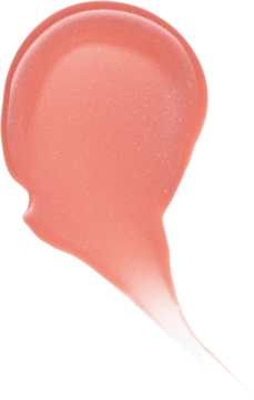 Błyszczyk Extreme Shine Volume Lipgloss 12 Dazzling Apricot: bliska próbka w morelowym nude o mokrym, lśniącym wykończeniu.