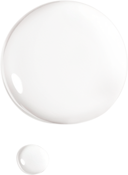 Bourjois Stick To You Hydra Grip, nawilżająca baza, zbliżenie na lśniące białe krople o gładkiej teksturze.