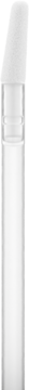 Catrice Gloss Obsessed Lip Glaze 010 Gloss Therapy, przezroczysta butelka z białym aplikatorem, widok z przodu.