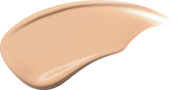 Swatch podkładu TIRTIR Mask Fit AI Filter Cushion 22N Shell Beige, jasny beż o kremowej, matowej teksturze.