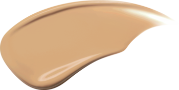 Zbliżenie na gładką smuga podkładu TIRTIR Mask Fit AI Filter Cushion 29N Natural Beige, o naturalnym odcieniu.