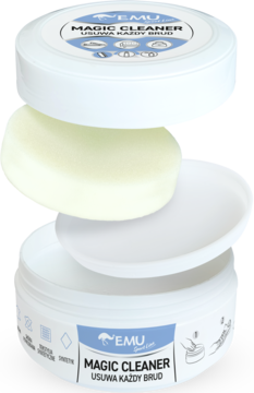 EMU Sport Line Magic Cleaner,pasta czyszcząca do obuwia, z gąbką,promocyjne