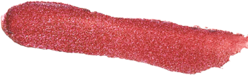 Błyszczyk Crystal Burst 101 Mind Reader: głęboki, czerwony swatch z błyszczącymi drobinkami na matowej bazie.