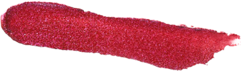 Błyszczyk Crystal Burst 103 Rose Quartz. Smuga iskrzącego różu wpadającego w czerwień z drobinkami brokatu.