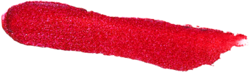 Smużka błyszczyka Crystal Burst 106 Punky Magenta, soczysta czerwień z milionem połyskujących drobinek.