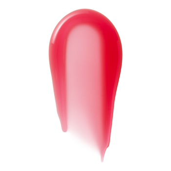 Odżywczy olejek e.l.f. Glow Reviver Red Delicious: lśniąca, różowo-czerwona smuga na białym tle.