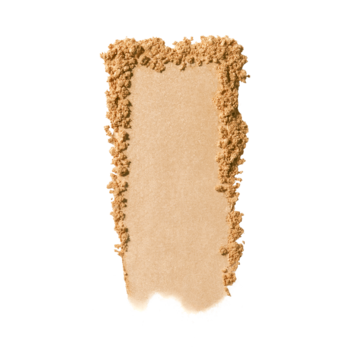 Prostokątny swatch lekkiego pudru prasowanego e.l.f. Halo Glow Light Neutral, drobna tekstura na czarnym tle.