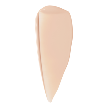 Swatch nawilżającego tintu e.l.f. Halo Glow Fair Cool Tint SPF 50. Jasny beż z chłodnymi tonami, płynna konsystencja serum.