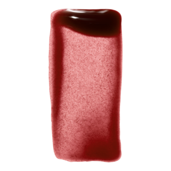 e.l.f. Sheer For It Cherry Cola tint: pionowy smug, błyszcząca, głęboka wiśniowa czerwień, przechodząca w półtransparentny odcień.