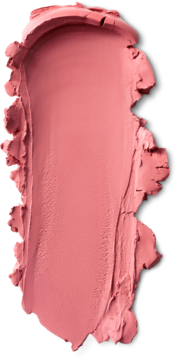Różowy kremowy róż Paese Butter Blend Stick Bloom. Zbliżenie na gęstą, maślaną konsystencję kosmetyku.