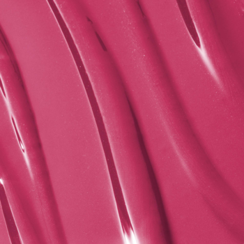 Swatche płynnego różu e.l.f. Camo Comin' In Hot Pink, fuksjowy odcień z błyszczącym, falistym wykończeniem.