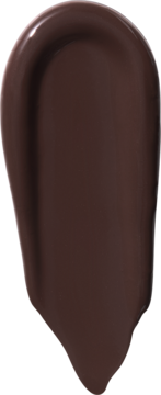 Płynny bronzer e.l.f. Camo w odcieniu Rich, ciemnobrązowa smuga o kremowej, błyszczącej teksturze.